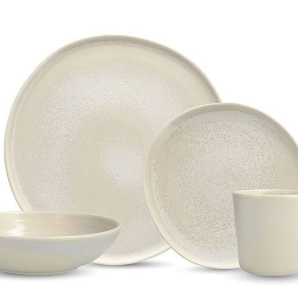 Fortessa Cloud Terre No.3 Stoneware 16-Piece Dinnerware Set